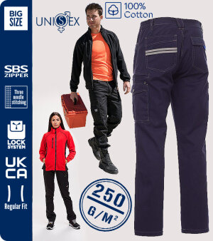 PANTALÓN UNISEX ALGODÓN 250 Grms. ESTILO VAQUERO TEXAS PAYPER 