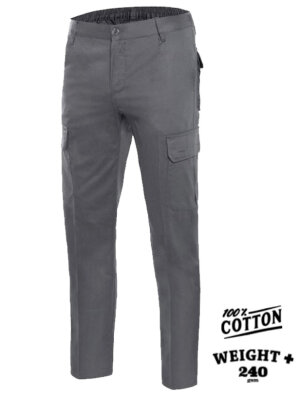 PANTALÓN ALGODÓN MULTIBOLSILLOS 240 Grms. VELILLA 103013 