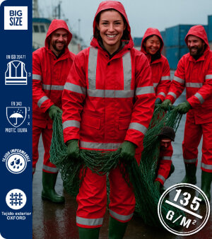 TRAJE DE AGUA IMPERMEABLE A.V. Cat-3 . WORKTEAM S2015