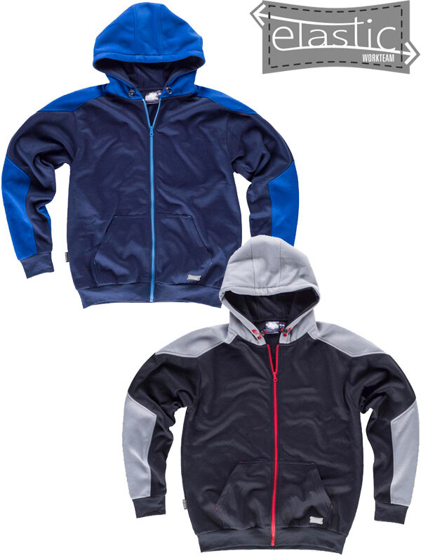 SUDADERA COMBINADA CON CAPUCHA 280 Grms WORKTEAM S5530