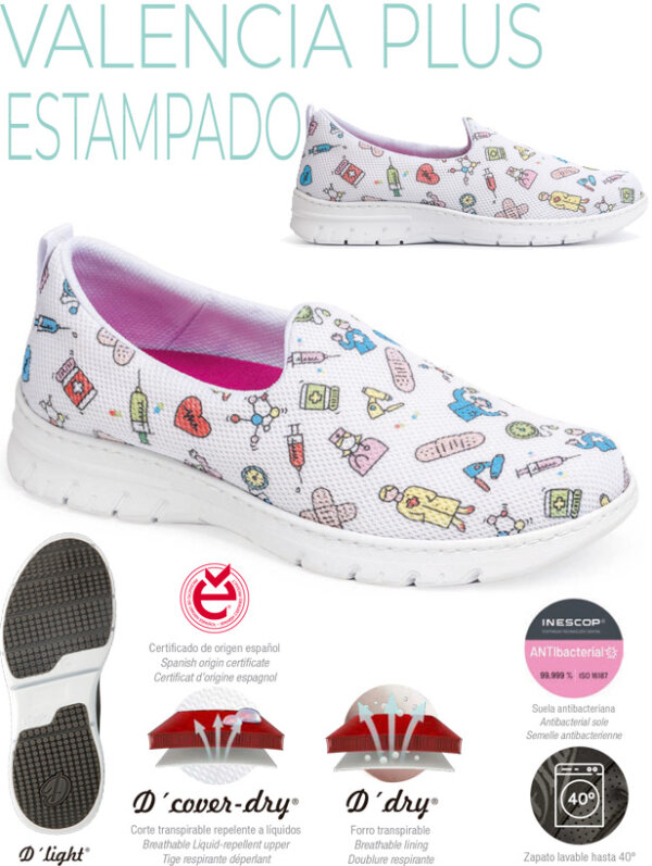 ZAPATILLA VALENCIA PLUS ESTAMPADO - DIAN SRC+O1+FO 