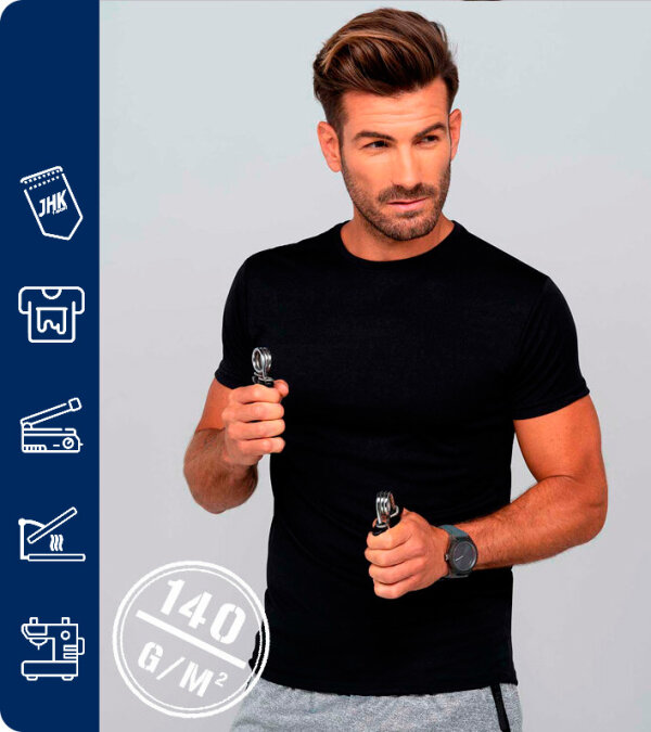 CAMISETA TÉCNICA REGULAR SPORT 140 Grms. JHK SPORTRGLM