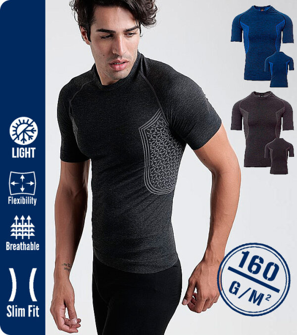 CAMISETA TÉRMICA HOMBRE MANGA CORTA 160 Grms. THERMO PRO 160 SS PAYPER