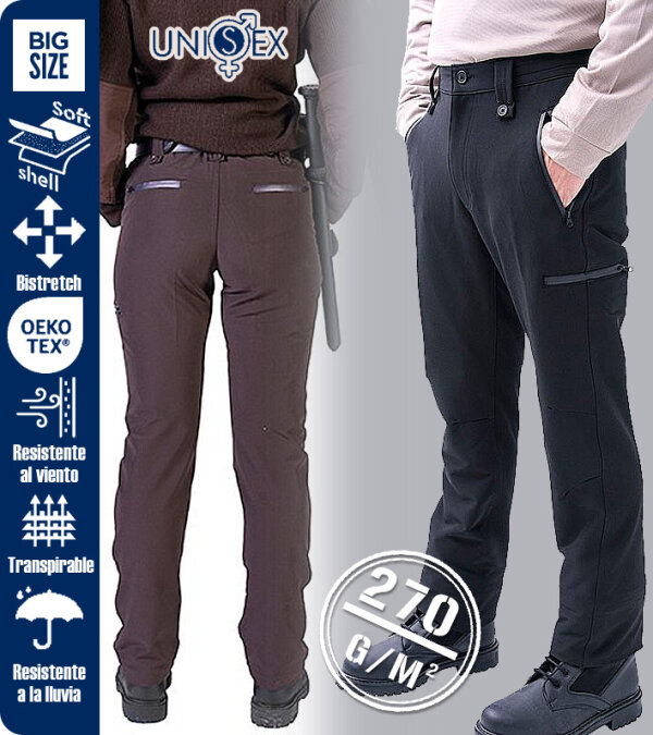 PANTALON VIGILANTE SOFTSHELL ELITE SECURITY LINE 270 Grms. TEXTIL-R 470