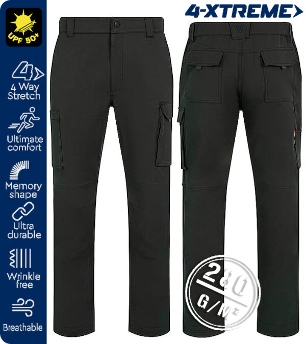 PANTALÓN ELÁSTICO MULTIBOLSILLOS DE ALTO RENDIMIENTO  280Grms. VELILLA ARROW 103030X