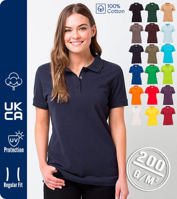 POLO ALGODÓN MUJER MANGA CORTA 200Grms. VENICE LADY PAYPER