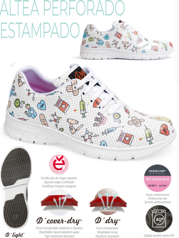 ZAPATILLA ALTEA PERFORADO ESTAMPADO -DIAN SRC+O1+FO 