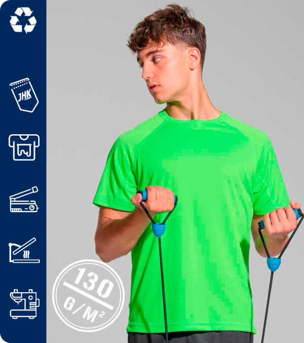 CAMISETA HOMBRE TÉCNICA SPORT 130 Grms. JHK SPORTMAN