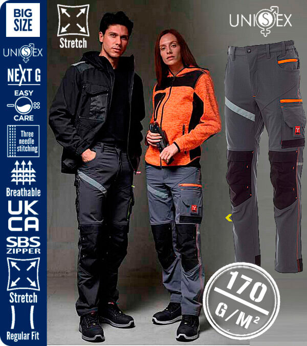 PANTALÓN TÉCNICO LIGERO HIDRÓFUGO ELÁSTICO-PARA RODILLERAS 170Grms. NEXT 4W SUMMER PAYPER 