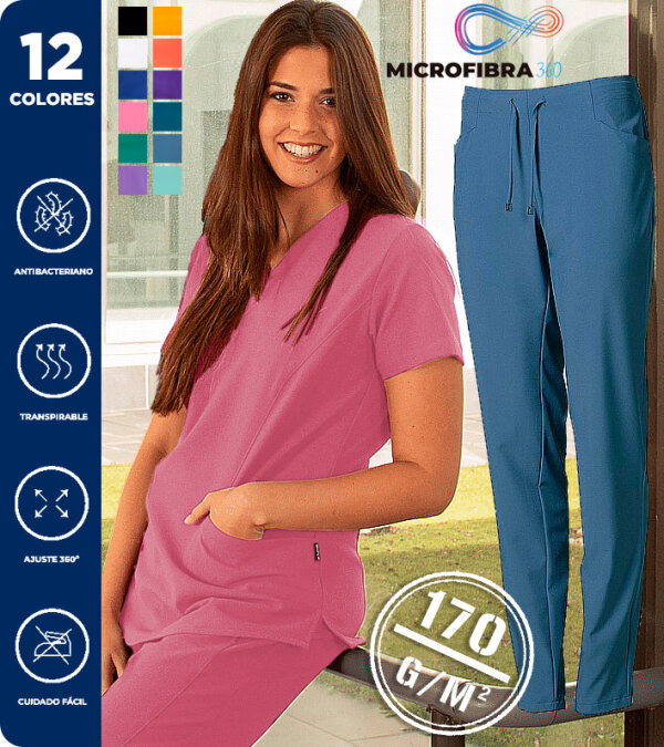 PANTALÓN MICROFIBRA MUJER BOLSILLOS AMERICANOS 170 Grms. GARYS 704800