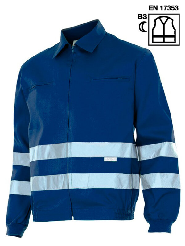 CAZADORA CON CINTAS REFLECTANTES VELILLA 154