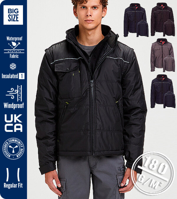 CHAQUETA HOMBRE MANGAS EXTRAIBLES 180Grms. ORION 2.0 PAYPER