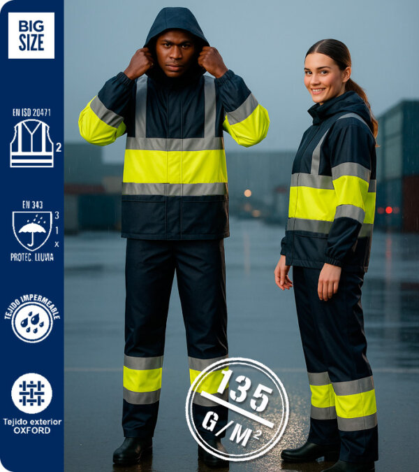 TRAJE DE AGUA IMPERMEABLE A.V. Cat-2 WORKTEAM S2018