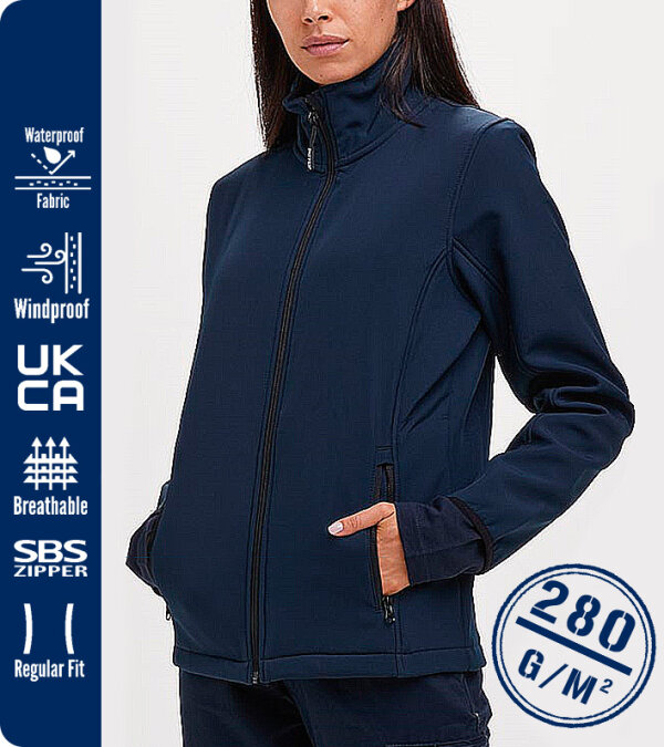 CHAQUETA SOFT SHELL MUJER  280Grms. PERTH LADY PAYPER