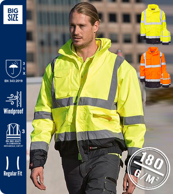 PARKA IMPERMEABLE BICOLOR ALTA VISIBILIDAD 180 Grms. YARD PAYPER