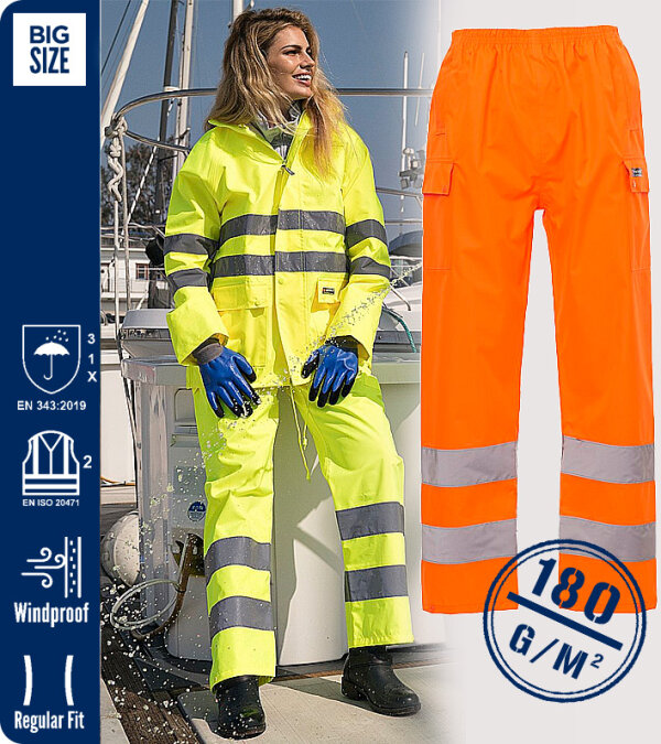 PANTALON IMPERMEABLE ALTA VISIBILIDAD 180 Grms HURRICANE PANTS PAYPER