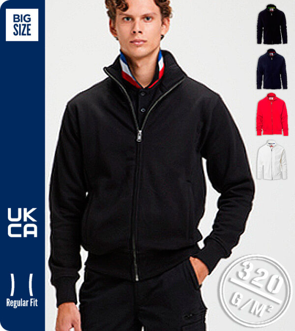 CHAQUETA SUDADERA HOMBRE CREMALLERA 320Grms. CLASS + PAYPER