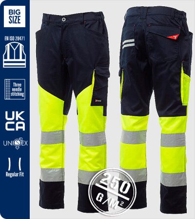 PANTALÓN BICOLOR A.V. UNISEX 250 Grms  WORKING PAYPER