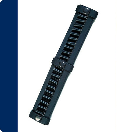 CANANA DE PIEL PARA 19 BALAS BROCHE DE NIQUEL LINEA SECURITY TEXTIL-R ÉLITE 613