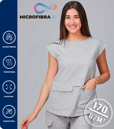 BLUSA MICROFIBRA MUJER DESMANGADA CAMPANILLA 170 Grms. GARYS 600025