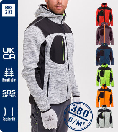 CHAQUETA TEJIDO DE PUNTO + SOFT SHELL 380 Grms. TRIP PAYPER
