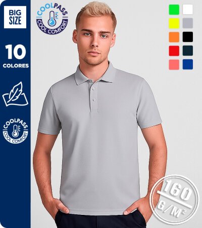 POLO TÉNICO MANGA CORTA MICRO BIRD EYE - MUKUA BOGAN PS160U